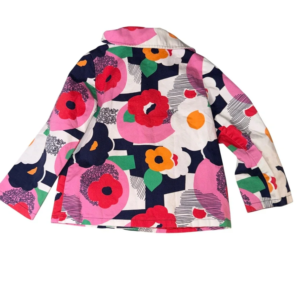 Vintage‎ Gymboree Girls Floral Cotton Jacket Wildflower Fields collection small